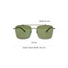 Gucci Lightweight Metal Excellence Series Square Sunglasses Men Sunglasses Dark-Green GG0610SK-003
