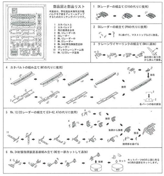 Pit Road Scale Parts for the Navy Heavy PE138 1/700 Photo-Etched U.S. Baltimore-Class Cruiser,