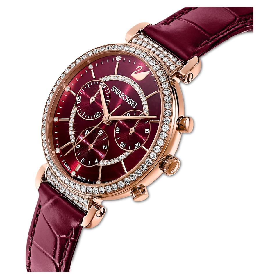 Swarovski Montre Passage Chrono Rouge Femme 5580345