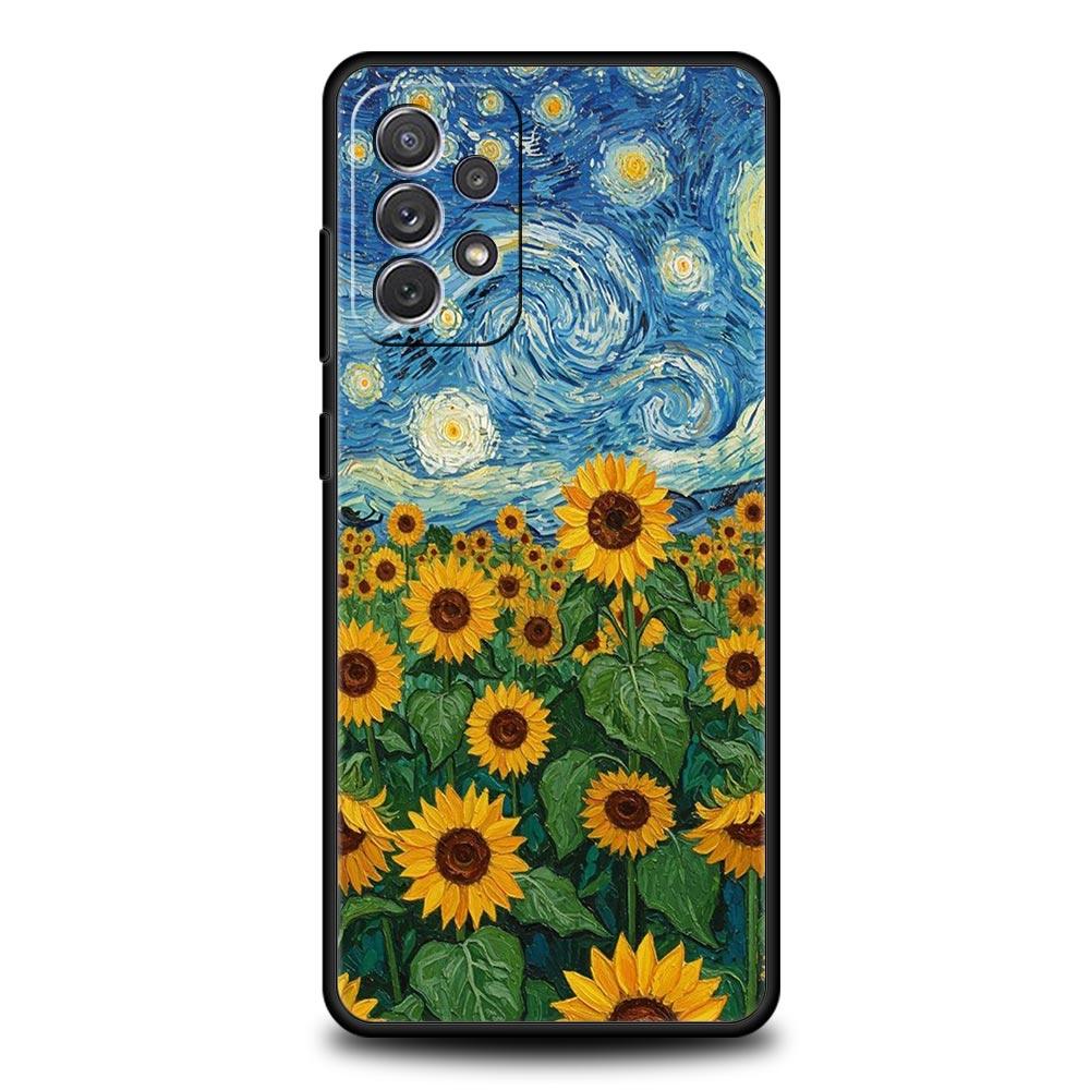 Summer Colorful Flower Case for Samsung A57 A37 A51 A71 A21S A17 A15 A25 A41 A23 A33 A53 A73 A07 A03S A05S A13 A35 A55 5G Cover