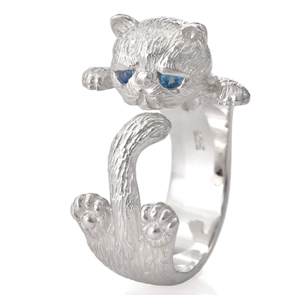 

Name Silver Cat Ring Ring Sulky Face Cat Accessory r0859 [2PIECES] [Brand