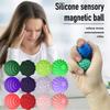 4Pcs Attraction Textures Magnetic Fidget Balls Silent Sensory Fidget Ball  Gifts for Adults Teens