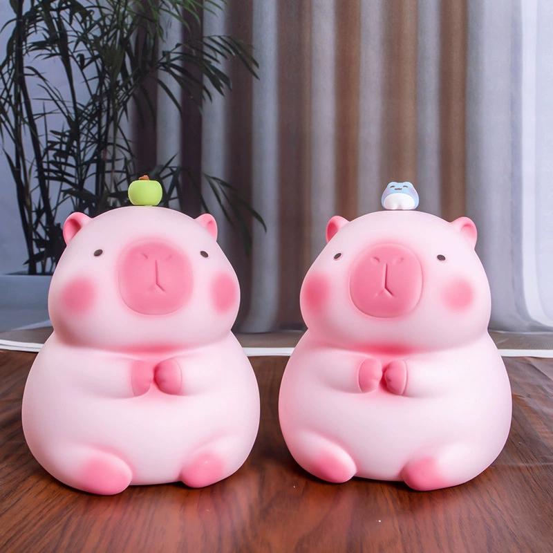 Cute Cartoon Capybara Piggy Bank Decoration For Bedroom Household Kid Money Banks Gift