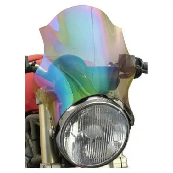 Motorcykel Dubbelbubbla Vindruta Vindskydd För Suzuki SV650 SV1000 GSX1400 SV 650 1000 Bandit GSF650 GSF1200 GSF1250 Svart