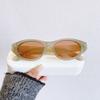 European Retro Cat Eye UV Protection Sunglasses - Trendy 2025 Fashionable Plain Face Design