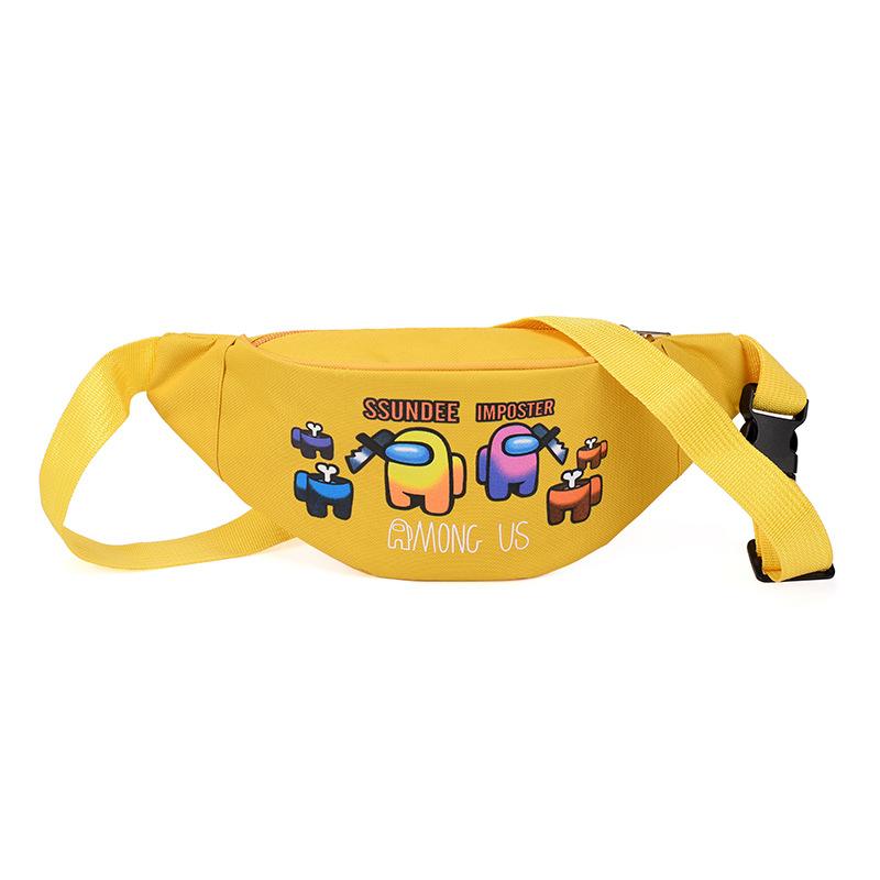 Cartoon Cute Children's Fanny Pack, Male and Female Babies, Fashionable One-shoulder Messenger Bag, Trendy Children's Robot Children's Breast Bag