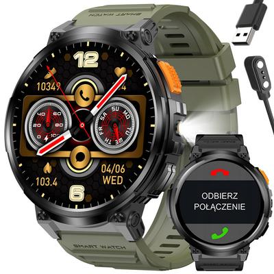 Men's Smartwatch Gravity Gt23-5 - Flashlight, Additional Strap  (Sg031E)