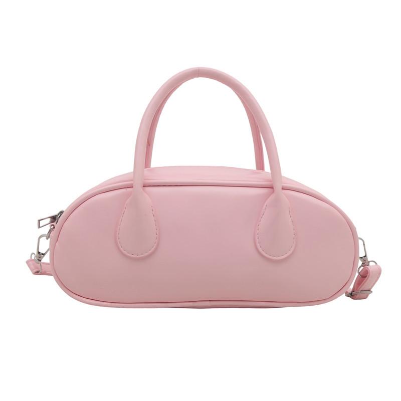 2025 Korean version of hand-carried baguette bag niche high-end PU small handbag trendy and versatile new model