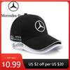 Car Sticker 2025 Hot For Benz Car Duck Tongue Cap For Mercedes Benz 3D Hat Car MOTO GP Racing F1 Baseball Cap Hat Adjustable Cas
