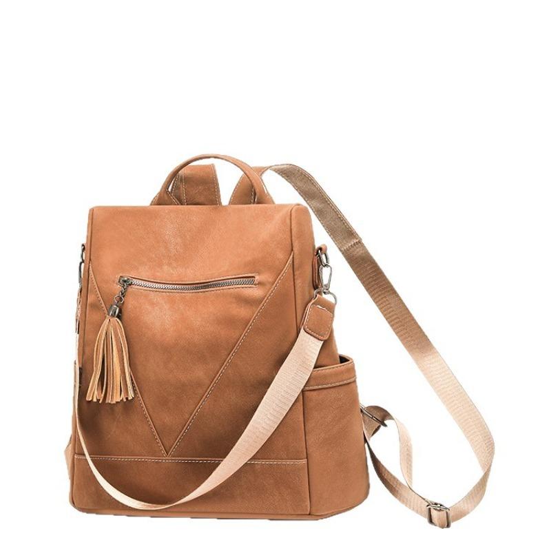 Doppelschulter-Rucksack mit großem Fassungsvermögen, modische und multifunktionale Umhängetasche