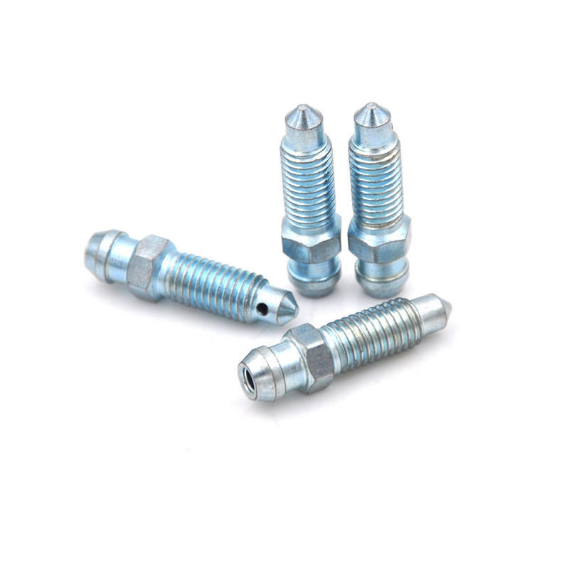 4 stk M7 X 1,0 mm motorsykkel sykkel bremse caliper stål lufteskruenippel