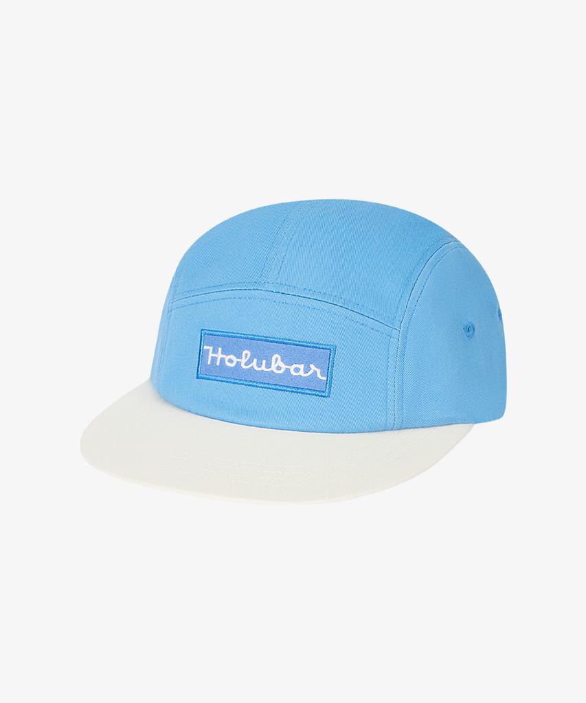 Holluba 5P Logo Two-Tone Camp Cap Blue