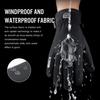 Men Winter Waterproof Cycling Gloves Outdoor Sports Running Motorcycle Ski Touch Screen Fleece Gloves Non-Slip Warm Full Fingers