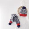 Winter Children's Warmth Autumn and Winter Men's and Women's Scarves Two-piece Set Children's Knitted Wool Hat Scarf Two-piece Set Wholesale