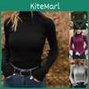 Cozy Women's Turtleneck Sweater Long Sleeve Slim Fit Casual Fall Winter Blouse