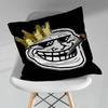 Funny Meme TTroll FFace Pillow Case For 30x30cm45x45cm55x55cm For Home Bedroom Decoration And Protector