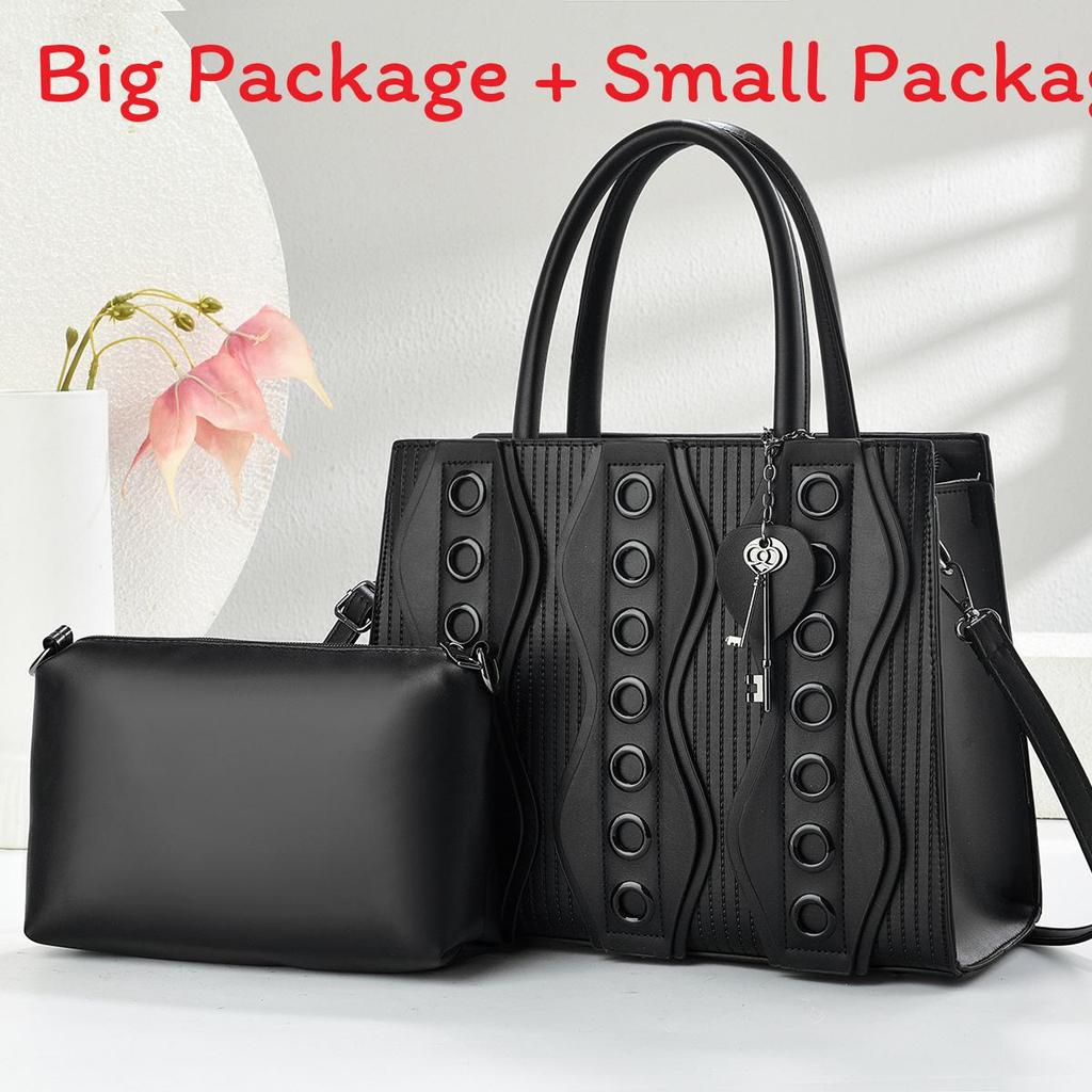 Borsa a Spalla Singola in PU Moderna con Chiusura a Zip e Tasche Interne per Donna