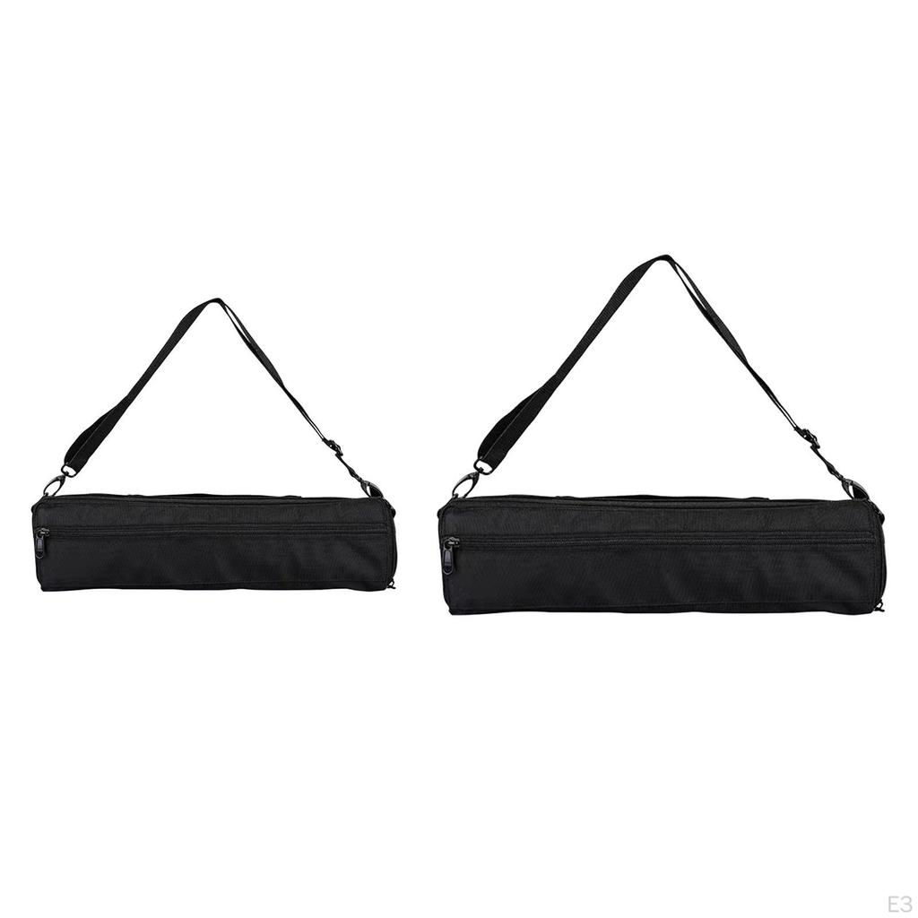 Flute Carry Case Protect Bag Canvas Lightweight Plush Inside Adjustable Strap for Musical
