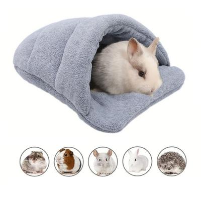 Fleece Sleeping Bag Breathable Warm Nest Pet Item Pet Bed  Rabbit