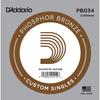 D'Addario Daddario Acoustic Guitar Rose Strings Phosphor Bronze .034 PB034 Set of 5 [Domestic Gen...