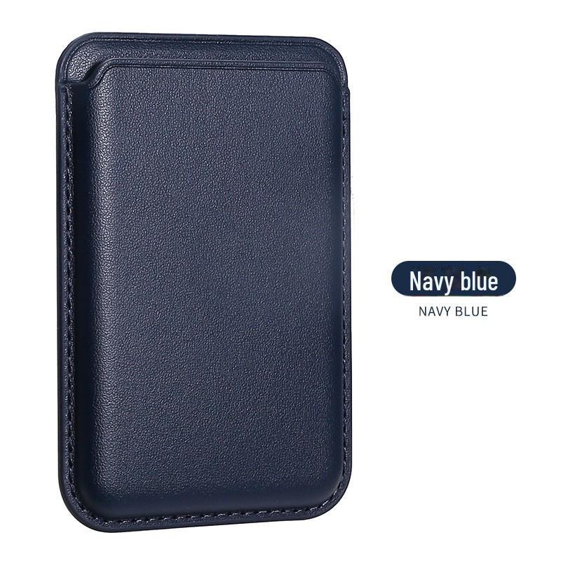 

Совместимо с Apple 15 MagSafe: Крепкий магнитный кожаный держатель для карт для iPhone 12/13/14 Pro Magsafe Magnetic Card Holder - Regular