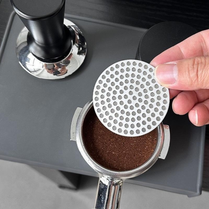 2CS Coffee Filter Screen 51/53/58mm Reusable Heat Resistant Mesh Professional Barista Coffee Making Puck Screen Espresso Machine