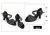 Women's Latin Dance Shoes - Soft Sole, Medium Heel, High Heel Options for Spring/Summer
