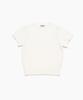 TTUDEMENT Angora Half Sleeve Pullover Cream