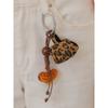 TATIANA Leopard Mocha Loop Keyring KE8262