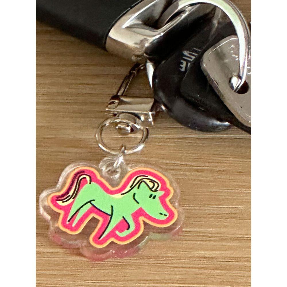 

sundaymorningplate 12 zodiac horse keychain HORSE