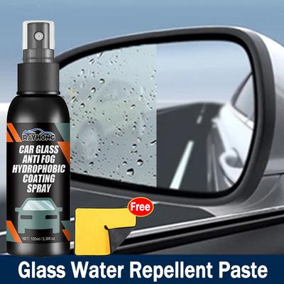 100ml Car Glass Water Repellent Spray Anti Rain Coating For Windshield Windshield Mirror Mask Hydrophobic Anti-rain Auto Polish