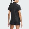 Adidas Heat.Rdy Debossed Polo Shirt Women Polo Shirts Black IK9819
