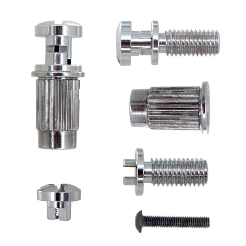 Guitar Roller Bridge with Studs,Allen Wrench Replacement Electric Guitar Part Accessory for LP Style 4-String Guitar