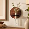 Home Ornaments Wall Mounted Planter Vase Flower Pot Wall Decoration  Living Room