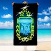 Quick Dry Beach Towel Argentina National Team Pattern, Lightweight Absorbent Towel for Pool Beach Vacation Use