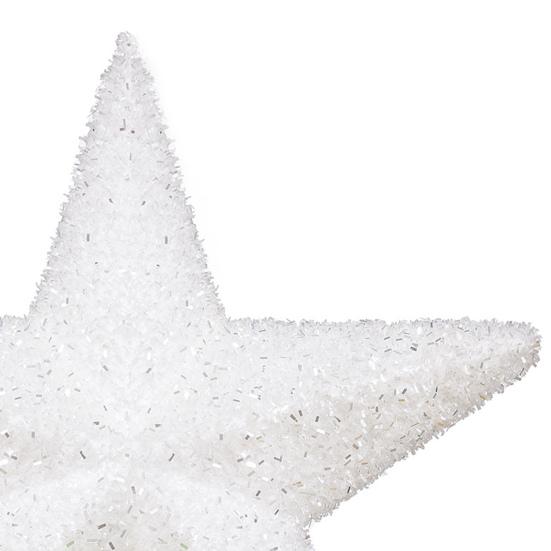Glitter Stjerne Juletretopp Glitrende Stjerne Tretopp Julepynt til Feriehjem Skrivebord Festdekor