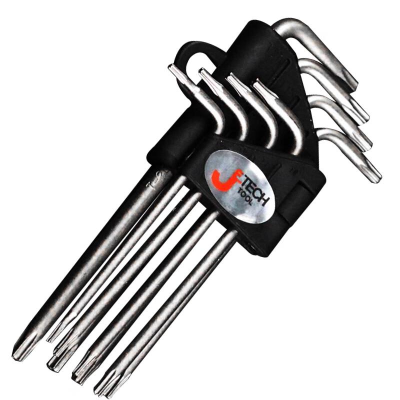 JETECH SWS-8 Metric 8-piece Torx Hex Key Wrench Set