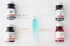 Herbin Glass Pen Ink Set In a Special Box Tsumugi Turquoise Mini Ink Mint Green Set French Brand Founded In HERBIN Hb21433set & [Handcrafted] & (10ml)