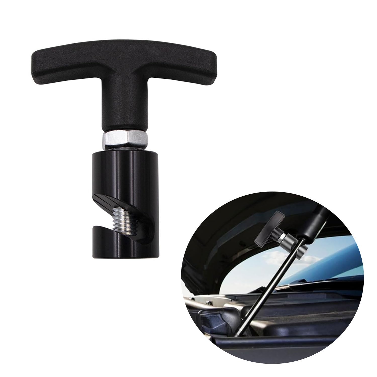 

Damper Stopper Hood Damper Lamp Metal Prop Strut Stopper Rear Gate Stopper Universal Car Hood Lift Lever Fixator