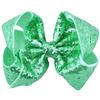 29Colors 8 inch Big Rainbow Large Hair Bow Sequins Ribbon Hairgrips With Alligator Clips Headwear Bowknot Girls Hair Accessories