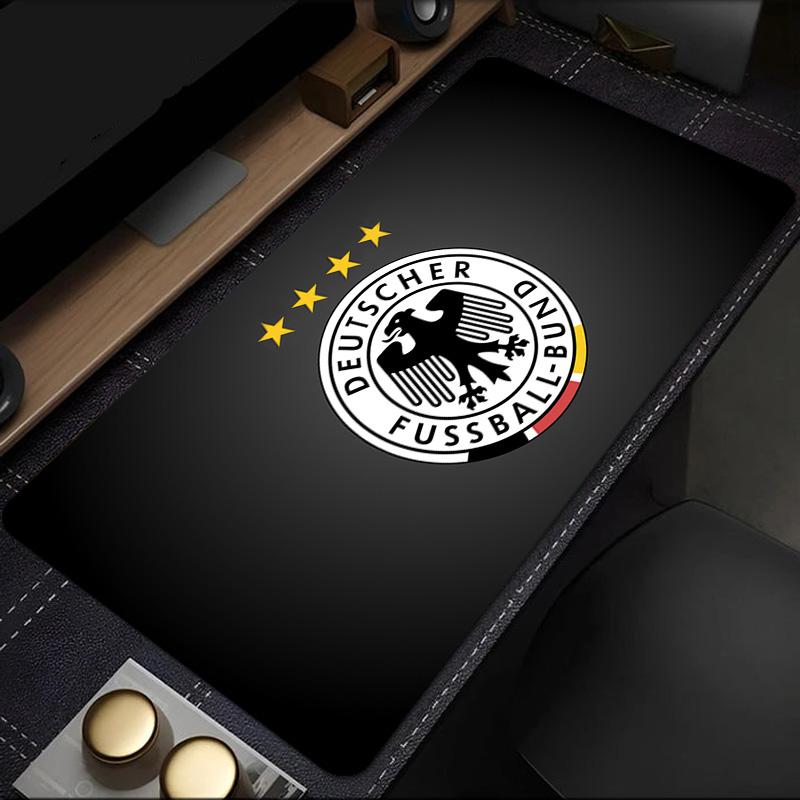 German Football Federation Emblem mouse pad, rubber base, esports desk mat, mouse pad for gamers and office use, gaming desk , easy to clean mat