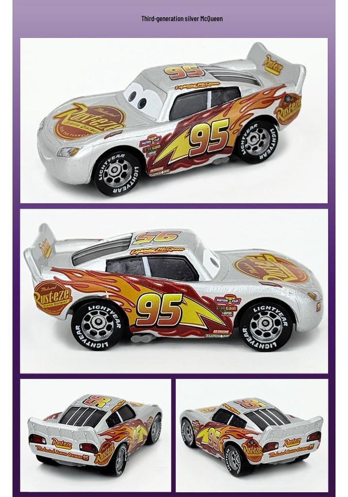 Lightning McQueen Alloy Toy Car Model - Generations 1, 2 & 3 Full Payment