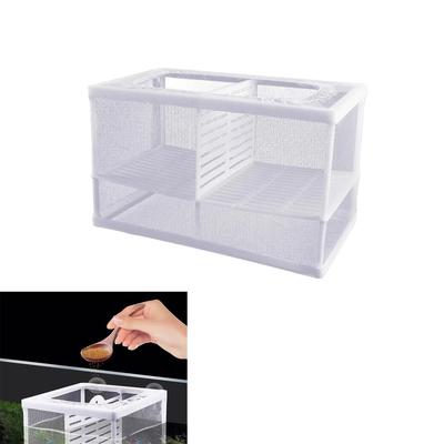 2Pcs Aquarium Breeding Tanks With Secure Suction Cup Baby Fish Insulated Net For Fry and Shrimp Spawning Hatching