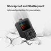 PULUZ pro GoPro HERO12 Black /11 Black /10 Black /9 Black Silikonový ochranný kryt pouzdra s popruhem na zápěstí a krytem objektivu
