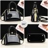 2026 handbag versatile temperament new bright leather hanshi women's messenger bag women's bag shoulder bag women's bag
