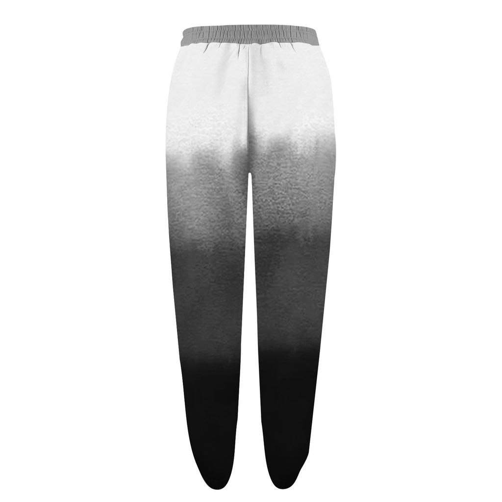 Damen Casual Fashion Bedruckte Jogginghose Jogginghose Hose Elastische Taille Kordelzug Hose