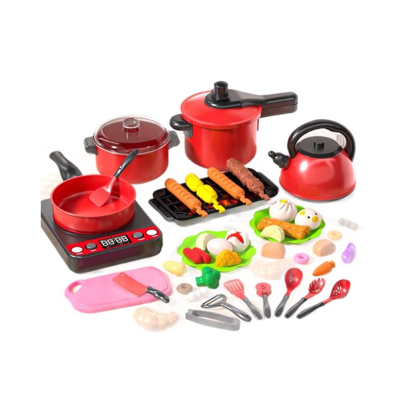 12/21/51 PCS Mini Kitchen Cookware Cook Pretend Play Educational House Toys For Children Simulation Kitchen Utensils Girls Toys