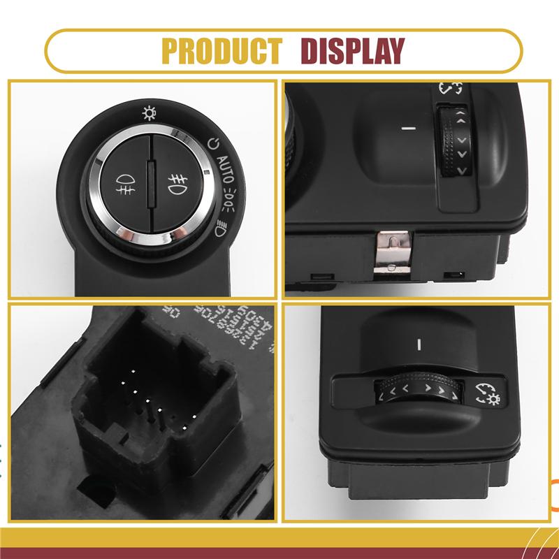 Fog Light Switch Headlight Switch 13268706 13268707 For Cruze Malibu Opel Mokka Astra Buick GL8 Excelle Regal