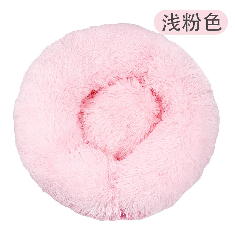 Dog House Cat House Plush Round Pet House Dog Bed Winter Dog Mat Pet Bed Pet Supplies