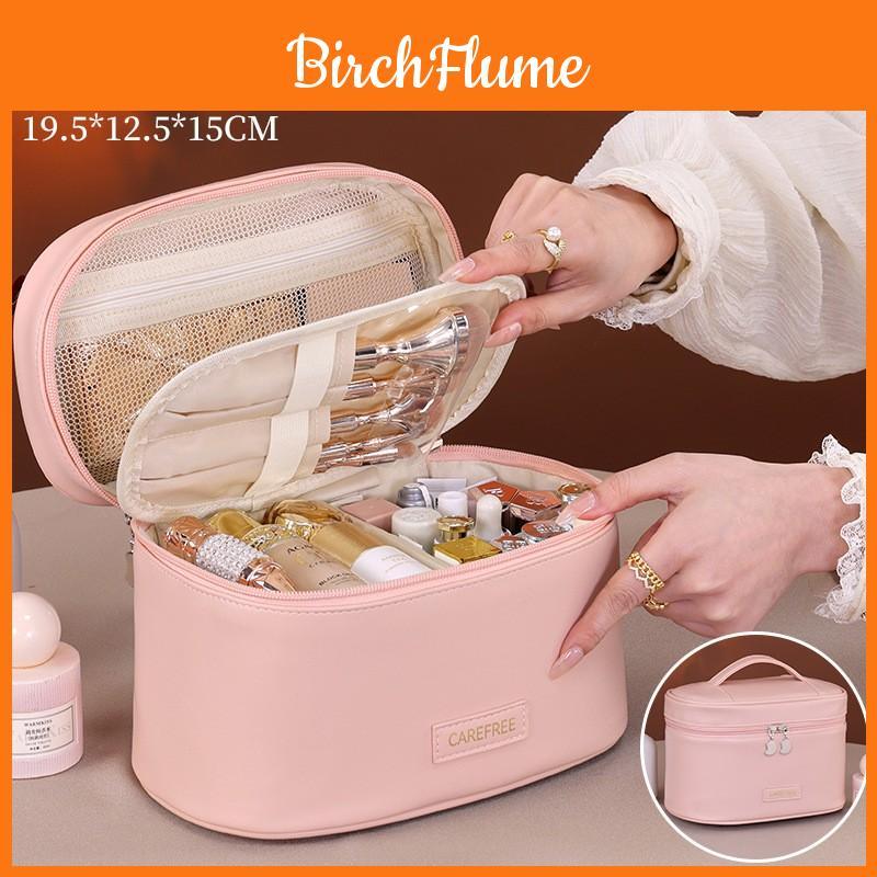Pu Material Travel Cosmetic Bag With Waterproof Design For Daily Use And Storage